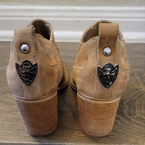 CHINESE LAUNDRY SONOMA SUEDE ANKLE BOOTS - MINK /size 8.5 - Picture 5 of 10